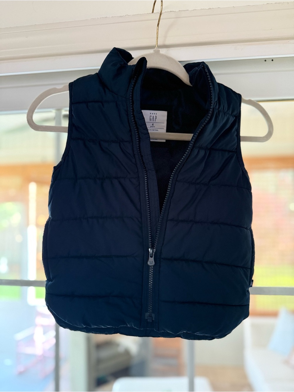 GAP Kids Navy Quilted Puffer Vest